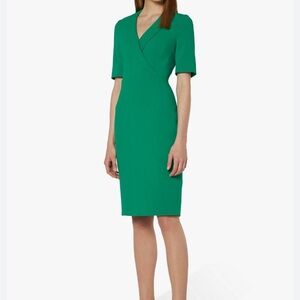 LK Bennett green Effia dress